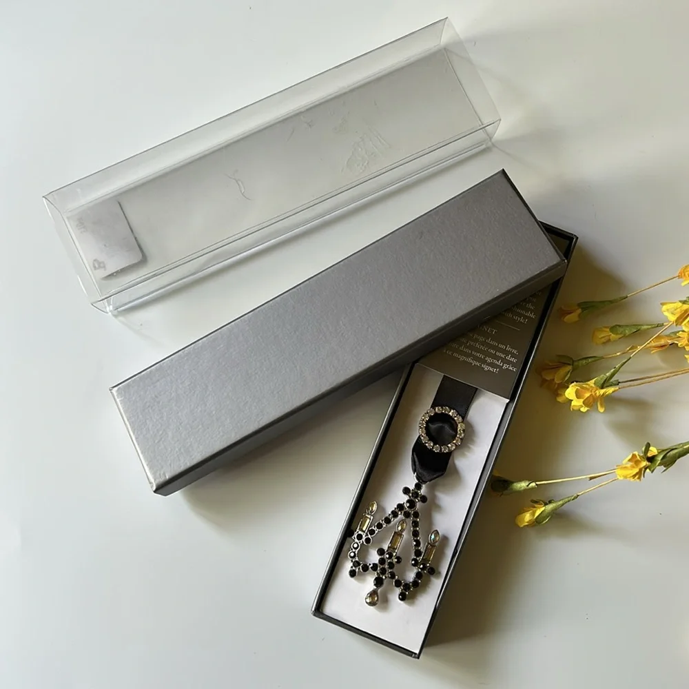 Pier 1 Chandelier Ribbon Bookmark Black